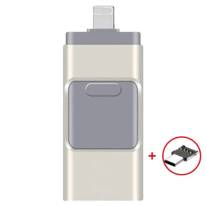 Multi-Port USB Flash Drive OTG & USB Aluminum Case