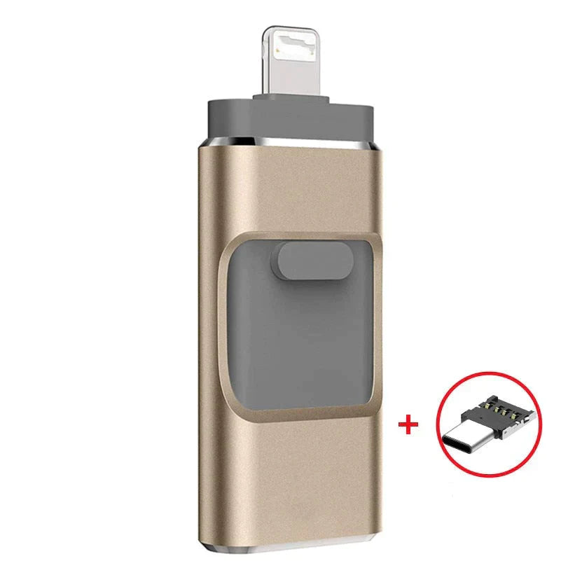 Multi-Port USB Flash Drive OTG & USB Aluminum Case
