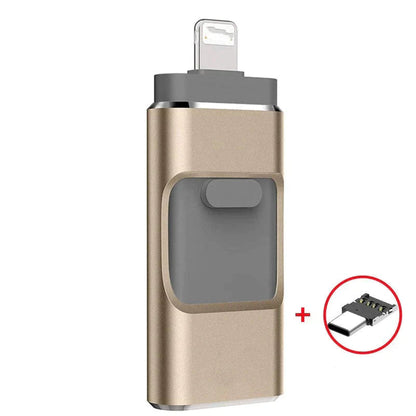 Multi-Port USB Flash Drive OTG & USB Aluminum Case