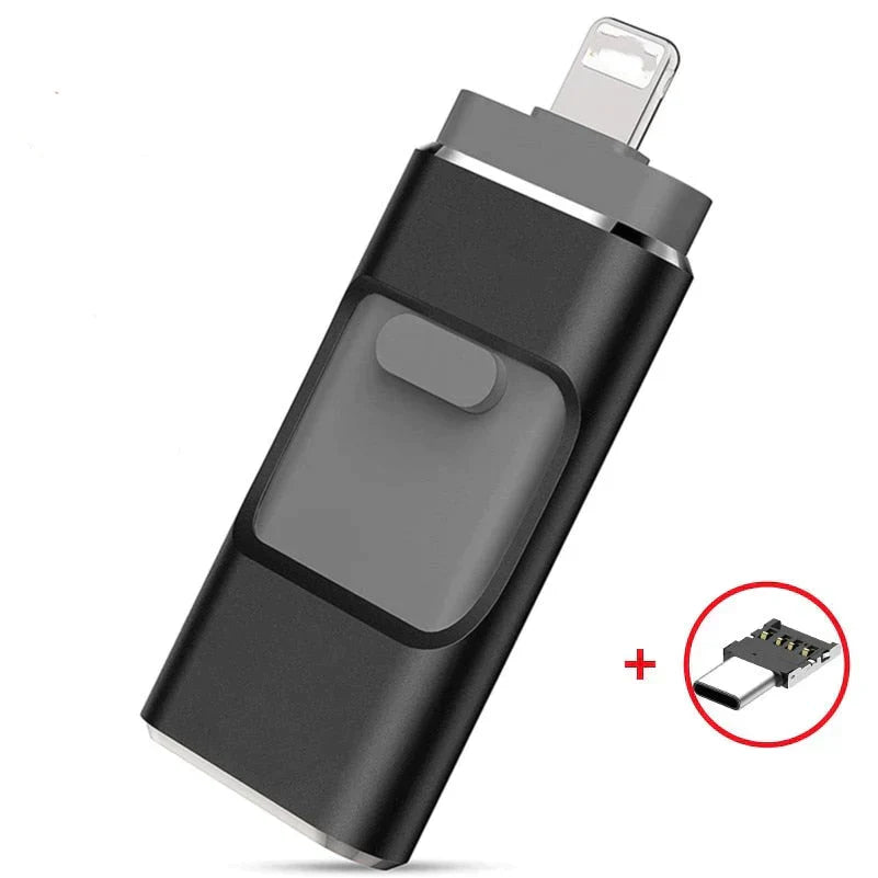 Multi-Port USB Flash Drive OTG & USB Aluminum Case