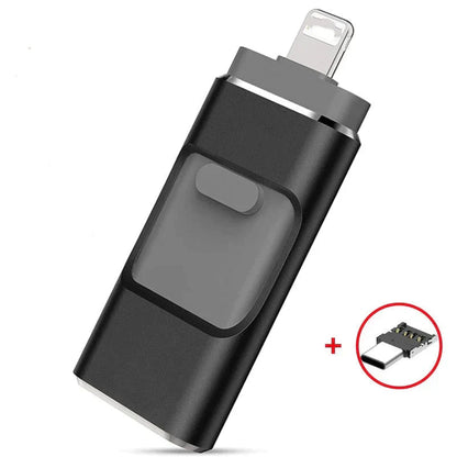 Multi-Port USB Flash Drive OTG & USB Aluminum Case