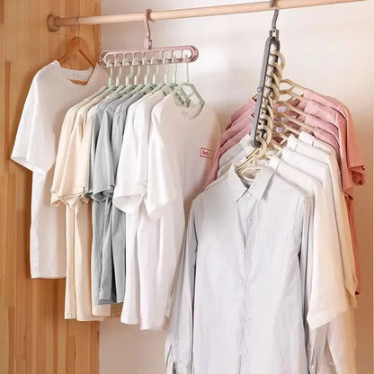 Multi-Tier Hanger Holds Nine Garments 3-Pack