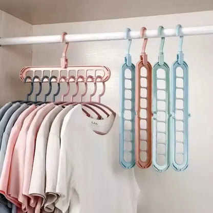 Multi-Tier Hanger Holds Nine Garments 3-Pack