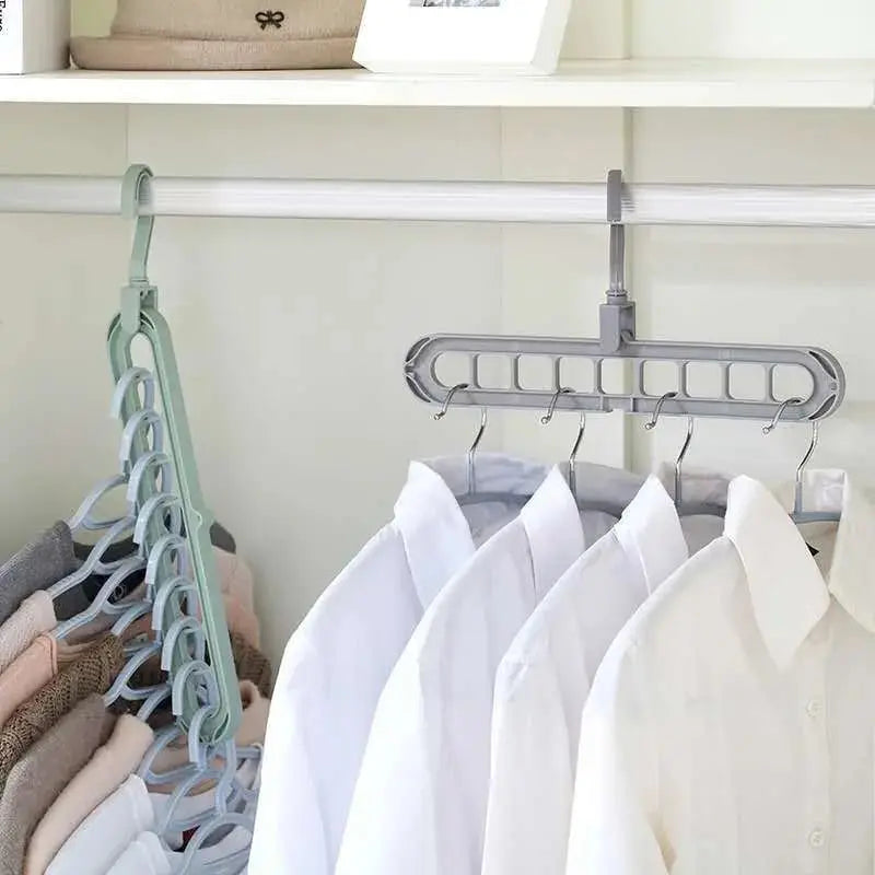 Multi-Tier Hanger Holds Nine Garments 3-Pack