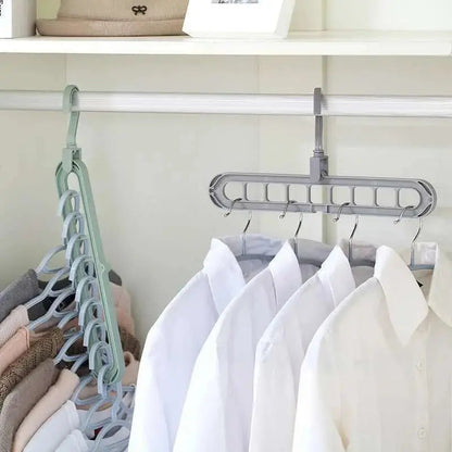 Multi-Tier Hanger Holds Nine Garments 3-Pack