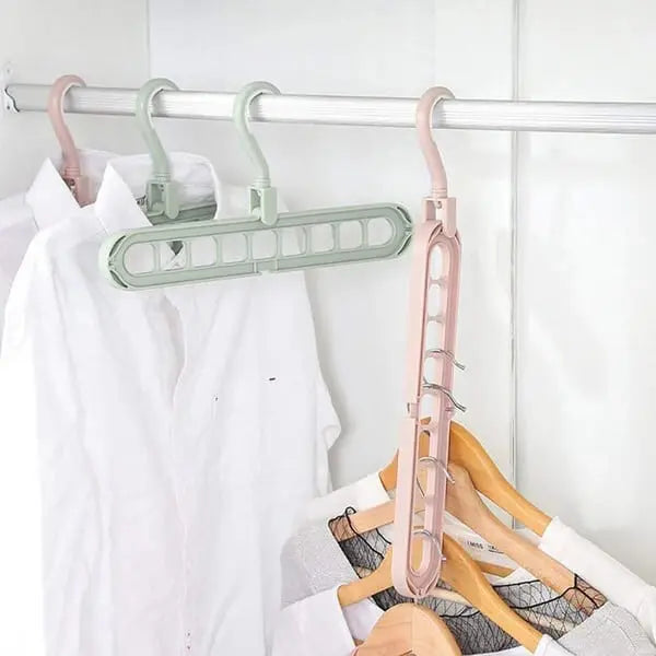 Multi-Tier Hanger Holds Nine Garments 3-Pack