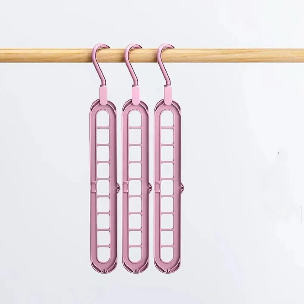 Multi-Tier Hanger Holds Nine Garments 3-Pack