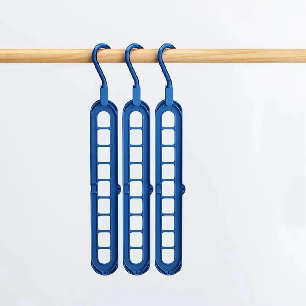 Multi-Tier Hanger Holds Nine Garments 3-Pack