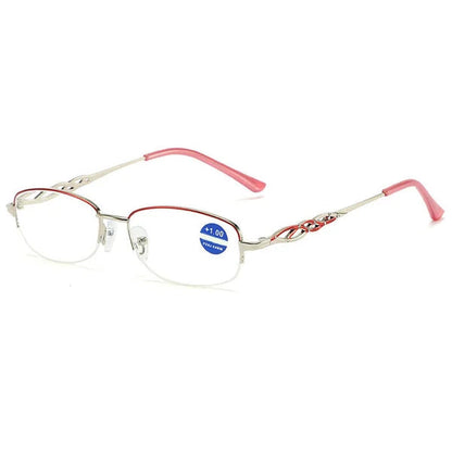 Multifocal Reading Glasses Blue Light Filter & Flexible Temples
