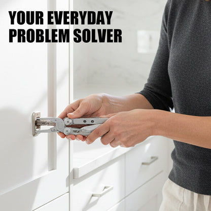 Multitool 12-In-1 Stainless Steel Locking Mechanism