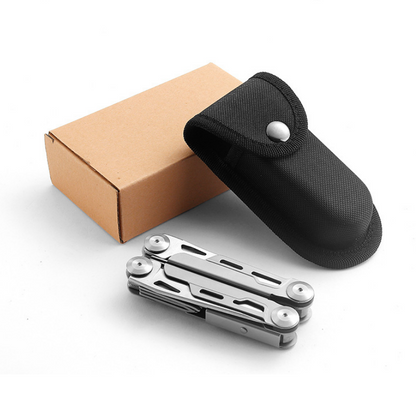 Multitool 12-In-1 Stainless Steel Locking Mechanism