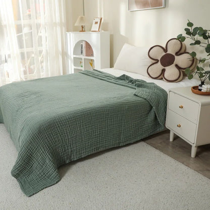 Muslin Throw Blanket Six-Layer Breathable Cotton
