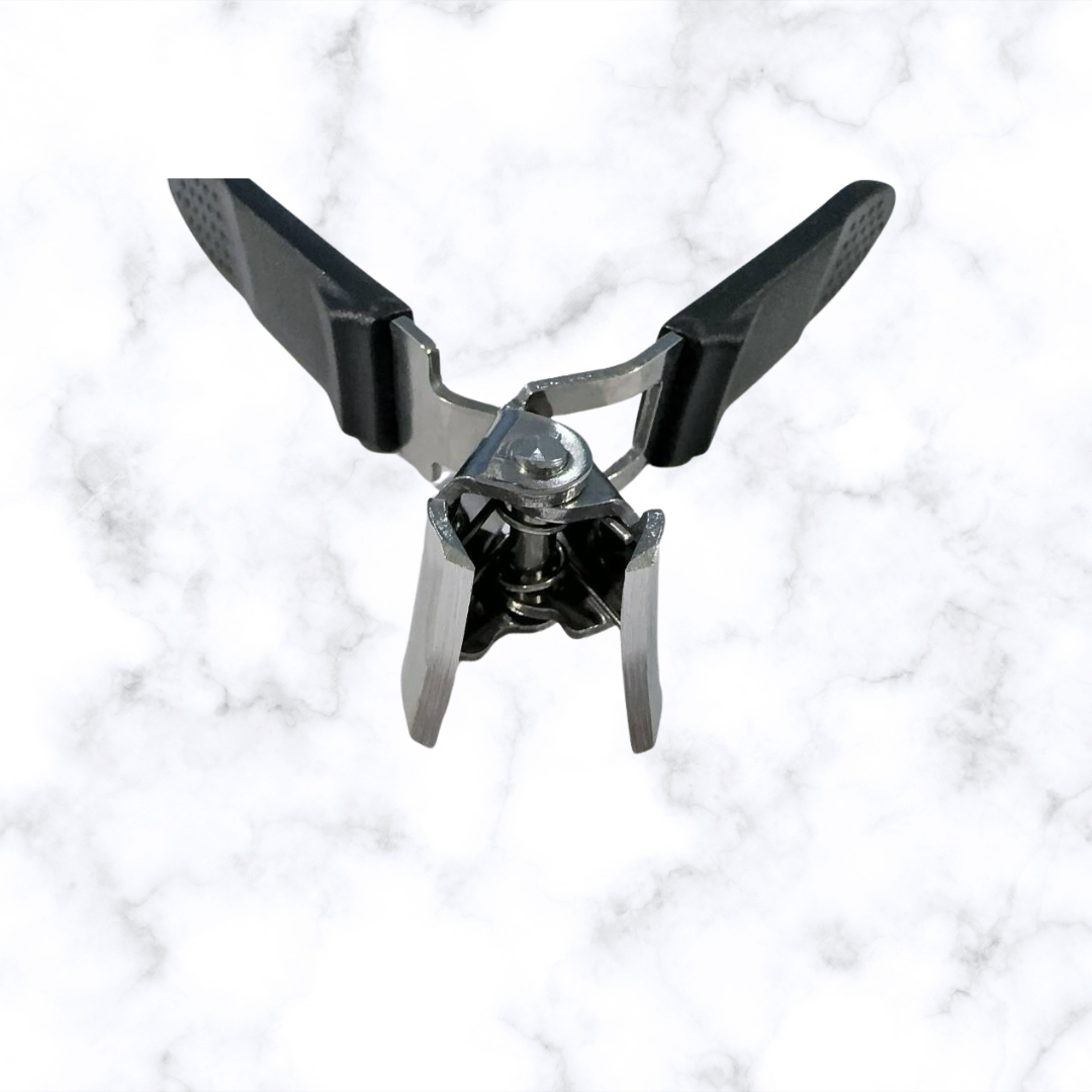 Nail Clipper Angled Precision Blade & Collection Tray
