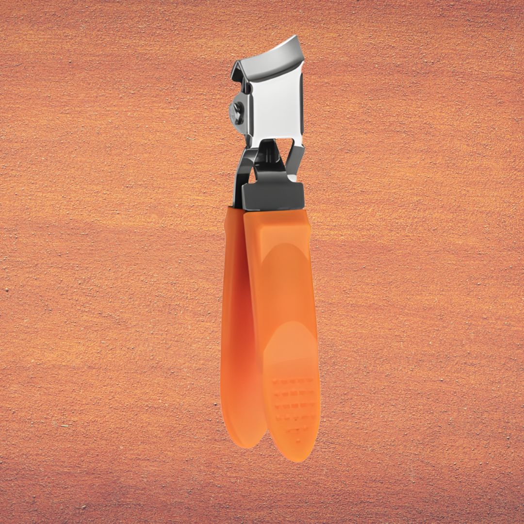 Nail Clipper Angled Precision Blade & Collection Tray