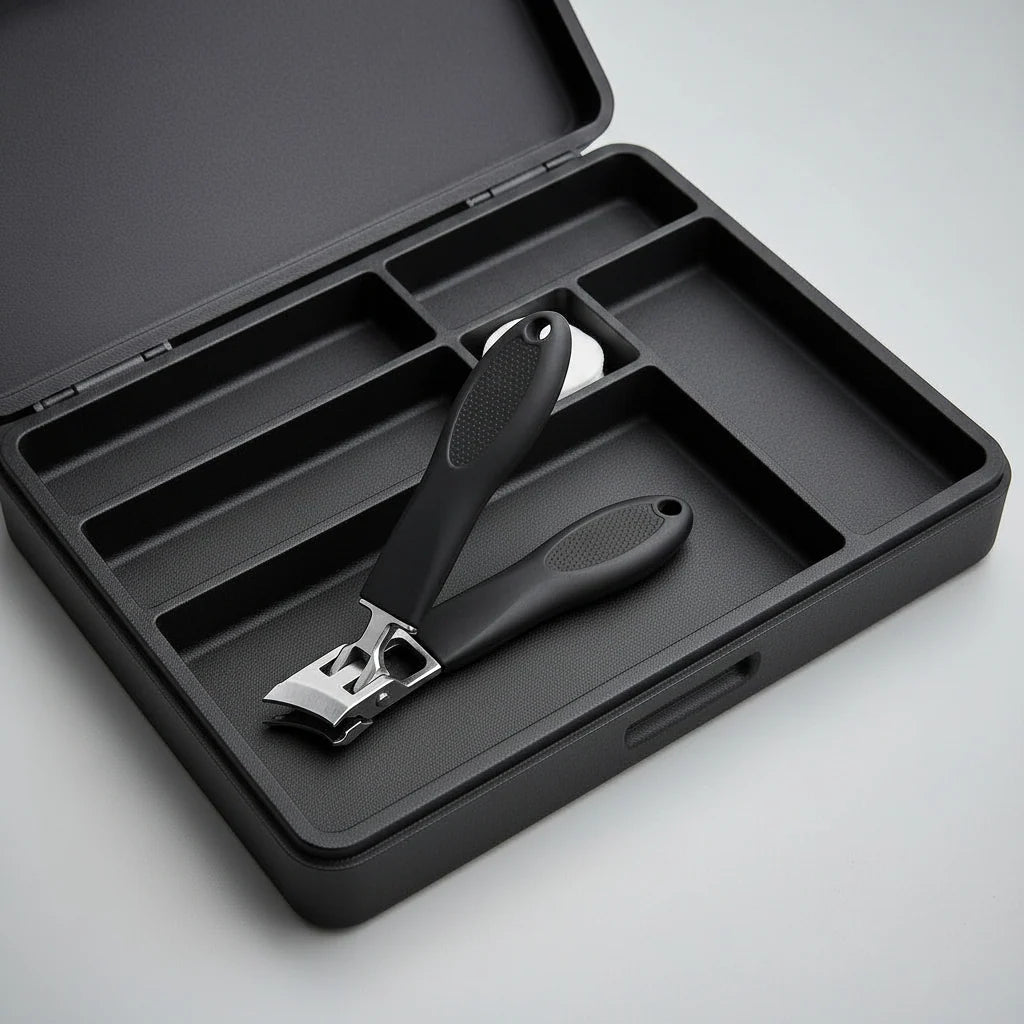 Nail Clipper Stainless Steel Extra-Strength Ergonomic Grip