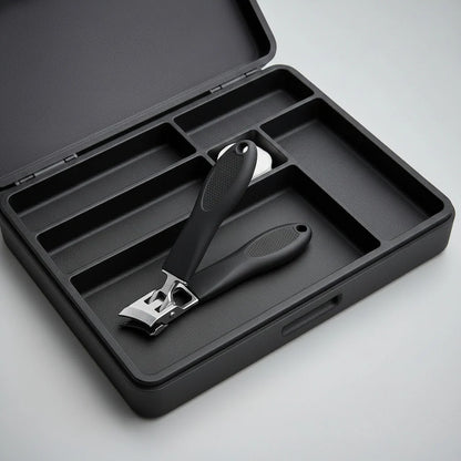 Nail Clipper Stainless Steel Extra-Strength Ergonomic Grip