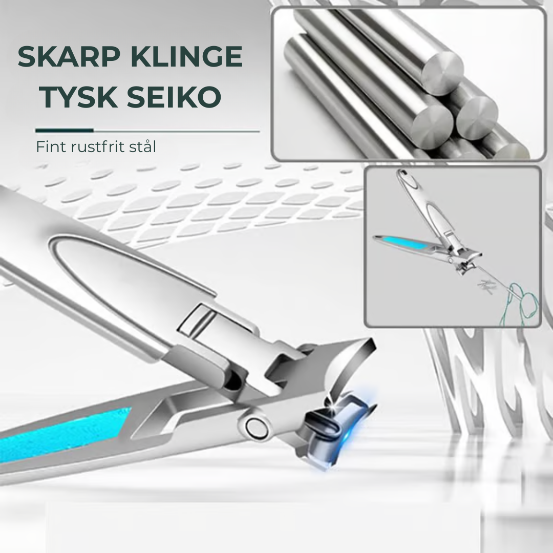 Nail Clipper Ultra-Thin Foldable Medical Stainless Steel Keychain