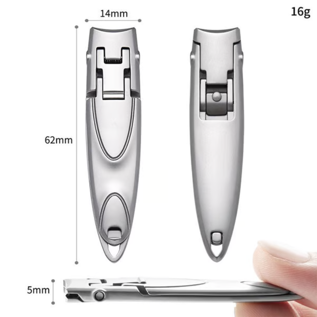 Nail Clipper Ultra-Thin Foldable Medical Stainless Steel Keychain
