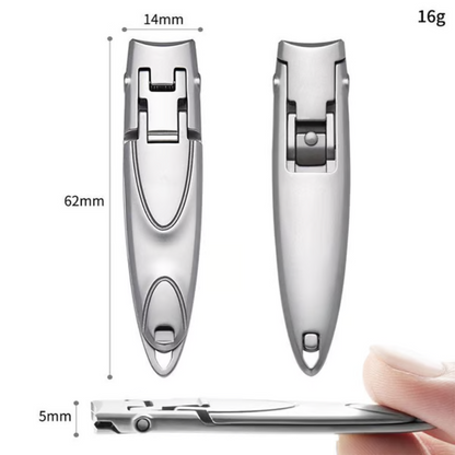 Nail Clipper Ultra-Thin Foldable Medical Stainless Steel Keychain