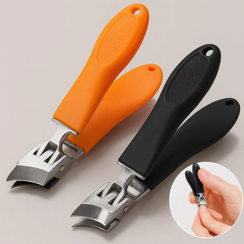 Nail Clipper Wide Jaw With Removable Catcher