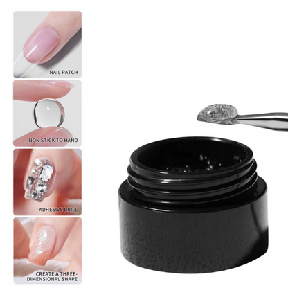 Nail Glue Gel Strong Hold Drip-Free LED & UV Cure
