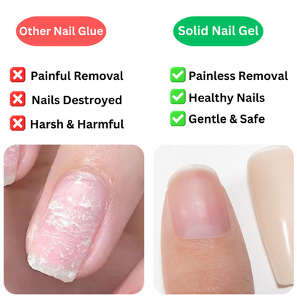 Nail Glue Gel Strong Hold Drip-Free LED & UV Cure
