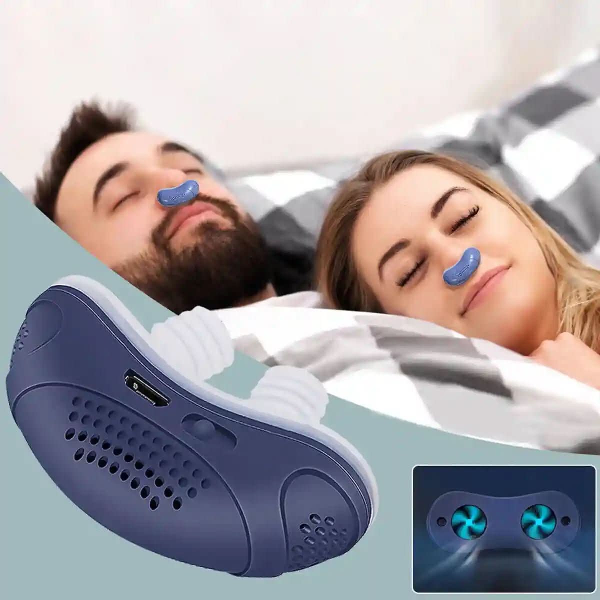 Nasal Insert Anti-Snoring Medical-Grade Silicone USB Rechargeable