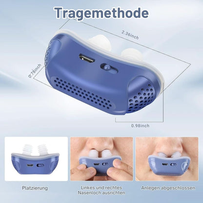 Nasal Insert Anti-Snoring Medical-Grade Silicone USB Rechargeable