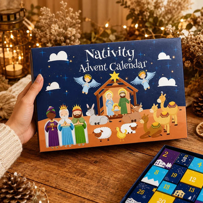 Nativity Advent Calendar 25 Figures & Scene Pieces