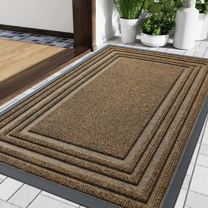 Natural Rubber Non-Slip Door Mat for Both Indoor and Outdoor Use