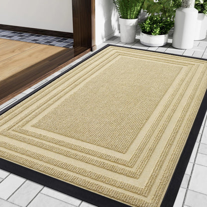 Natural Rubber Non-Slip Door Mat for Both Indoor and Outdoor Use