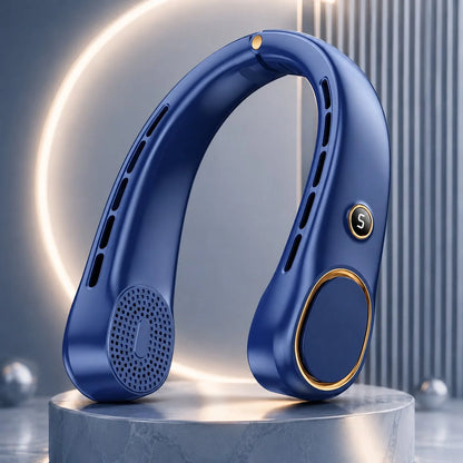 Neck Fan Bladeless USB Rechargeable 3 Speeds