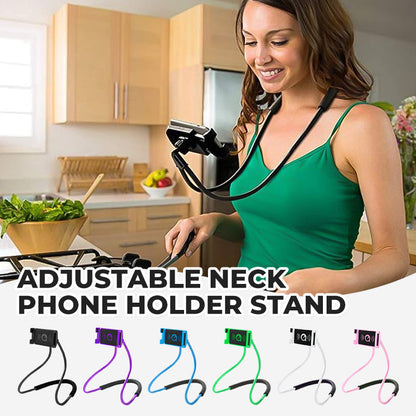 Neck Phone Holder Adjustable Flexible Padded