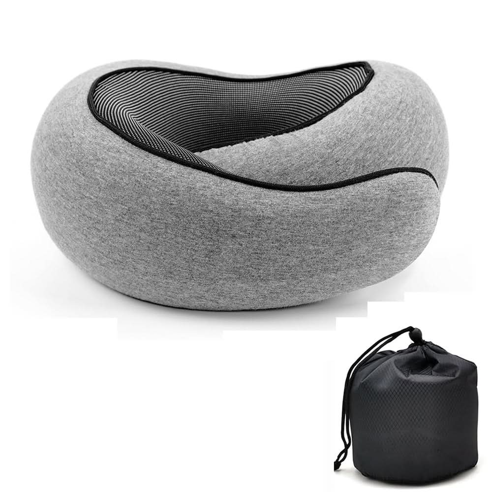 Neck Pillow Adjustable Memory Foam Breathable Fabric