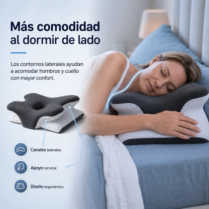 Neck Pillow Adjustable Memory Foam Removable Washable Cover