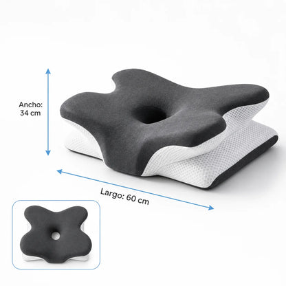 Neck Pillow Adjustable Memory Foam Removable Washable Cover