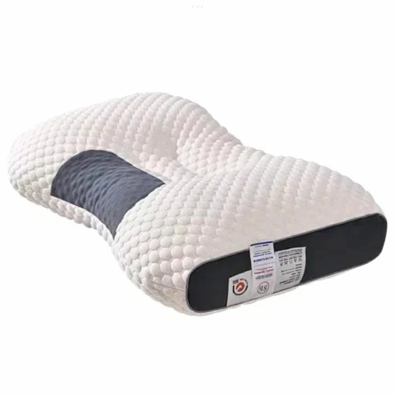Neck Pillow Ergonomic Breathable Cover Microfiber Filling