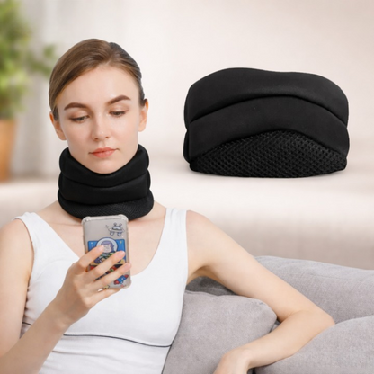 Neck Pillow Ergonomic Cervical Support Reduces Snoring Washable Cover