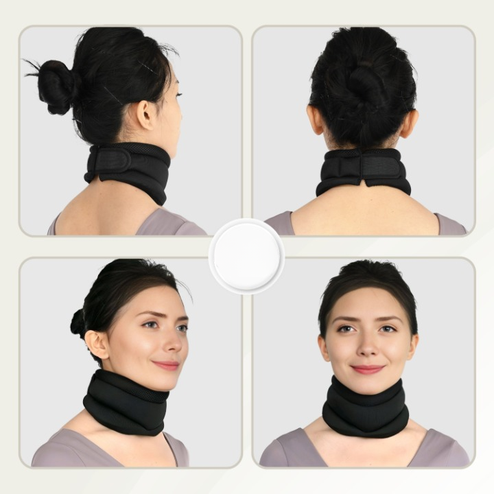 Neck Pillow Ergonomic Cervical Support Reduces Snoring Washable Cover