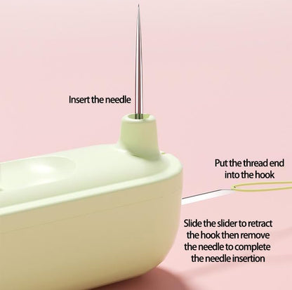 Needle Threader & Seam Ripper Stainless Steel Tip