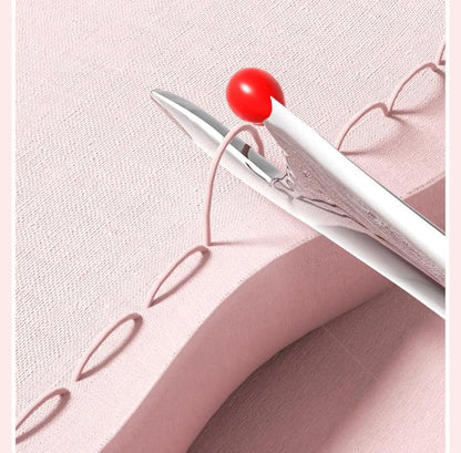 Needle Threader & Seam Ripper Stainless Steel Tips Ergonomic Handle
