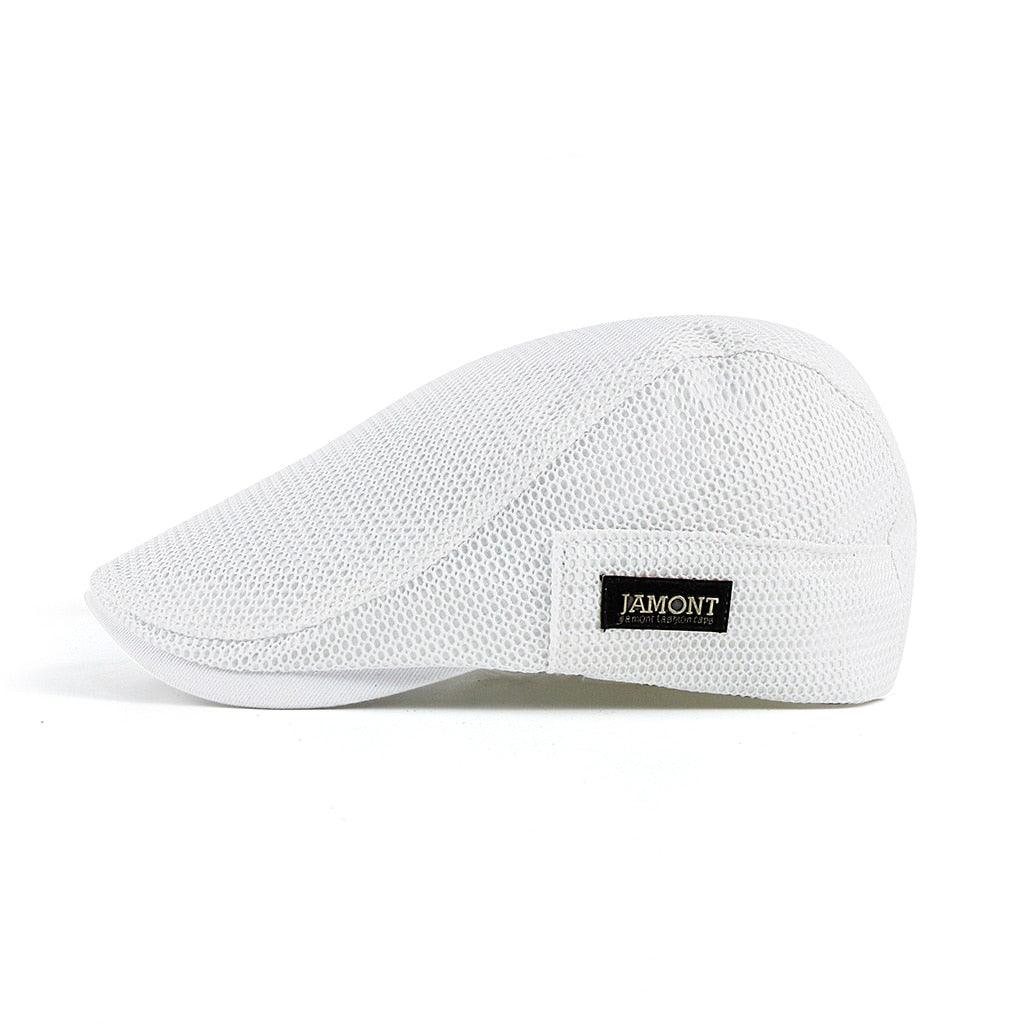 Newsboy Cap Breathable Mesh 100% Cotton Adjustable Band