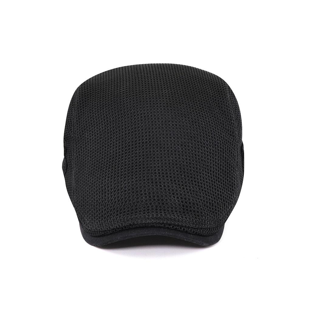 Newsboy Cap Breathable Mesh 100% Cotton Adjustable Band