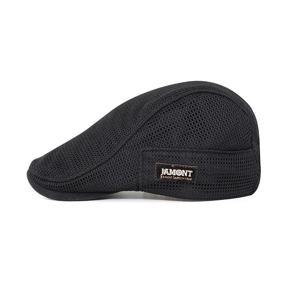 Newsboy Cap Breathable Mesh 100% Cotton Adjustable Band