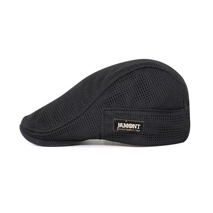 Newsboy Cap Breathable Mesh 100% Cotton Adjustable Band