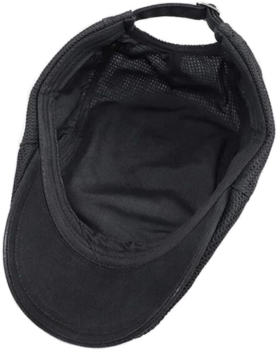Newsboy Cap Breathable Mesh 100% Cotton Adjustable Band