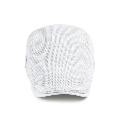 Newsboy Cap Breathable Mesh 100% Cotton Adjustable Band