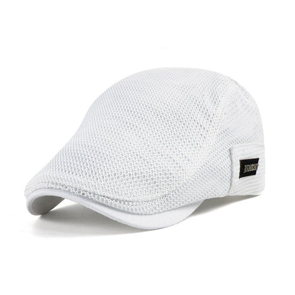 Newsboy Cap Breathable Mesh 100% Cotton Adjustable Band