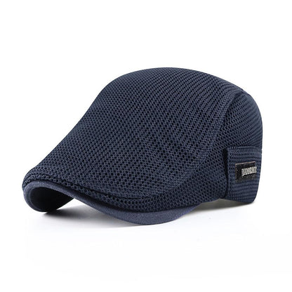Newsboy Cap Breathable Mesh 100% Cotton Adjustable Band