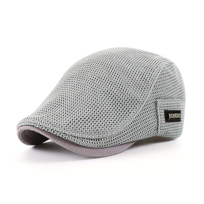 Newsboy Cap Breathable Mesh 100% Cotton Adjustable Band